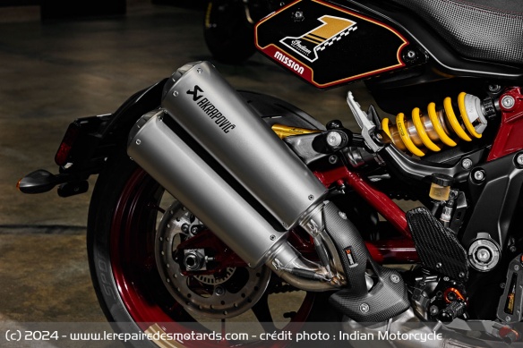 Silencieux de l'Indian FTR X RSD Super Hooligan