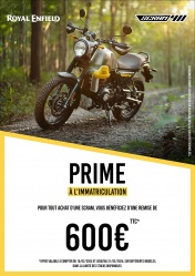 Promo Royal Enfied : jusqu'à 600 euros de remise