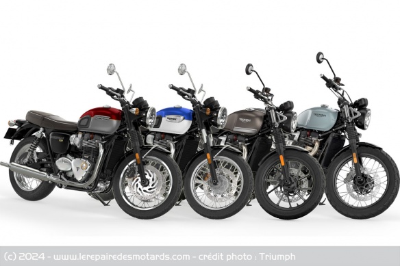 La Bonneville T120 et les Modern Classics 900 produites entre 2020 et fin 2023 sont concernées La Bonneville T120 et les Modern Classics 900 produites entre 2020 et fin 2023 sont concernées