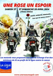 Une Rose Un Espoir : les motards au service de la lutte contre le cancer