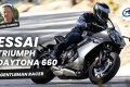 Essai sportive Triumph Daytona 660