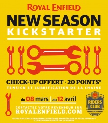 Bilan technique moto offert chez Royal Enfield