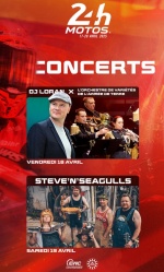 Deux concerts à l'affiche des 24h Motos