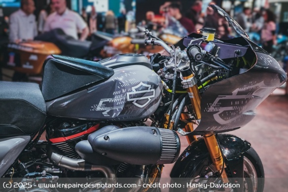 Un prototype a été préparé par le Harley-Davidson Factory Racing Un prototype a été préparé par le Harley-Davidson Factory Racing