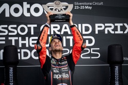 MotoGP : Bezzecchi vainqueur surprise à Silverstone - Crédit photo : Aprilia