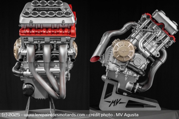 Prototype du moteur MV Agusta Cinque Cilindri