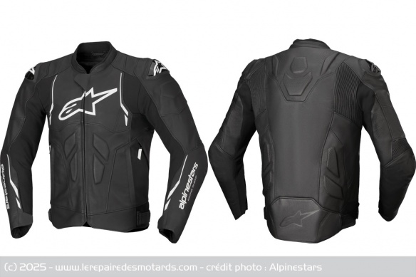Blouson en cuir Alpinestars Dusk