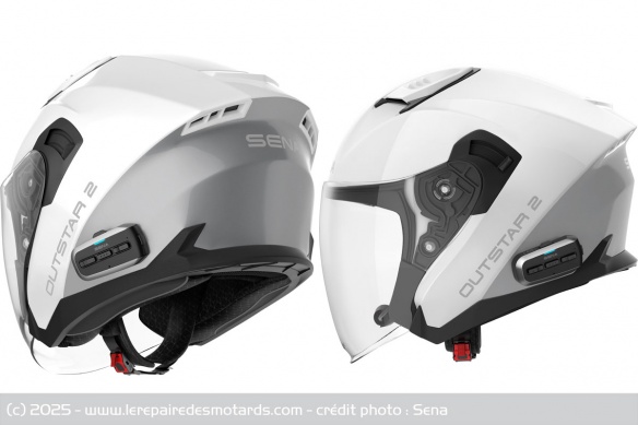 Casque jet connect&eacute; Sena Outstar 2