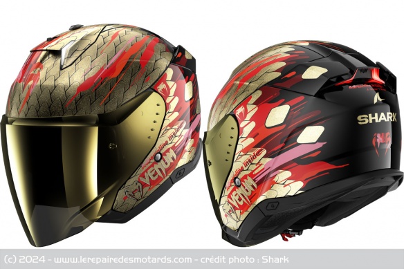 Casque jet Shark Skwal i3 Jet Venum
