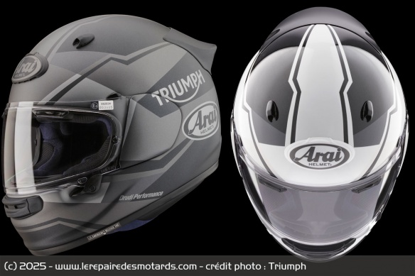 Casque intégral Arai x Triumph Quantic