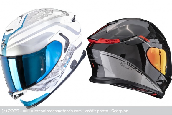 Casques int&eacute;graux Scorpion EXO-GT SP Air Arten et Asphalt