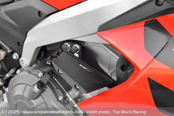 Patins de protection TBR pour Aprilia Tuono 457 Patins de protection TBR pour Aprilia Tuono 457