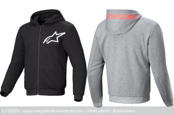 Sweat à capuche moto Alpinestars Chrome V2 Sport Sweat à capuche moto Alpinestars Chrome V2 Sport