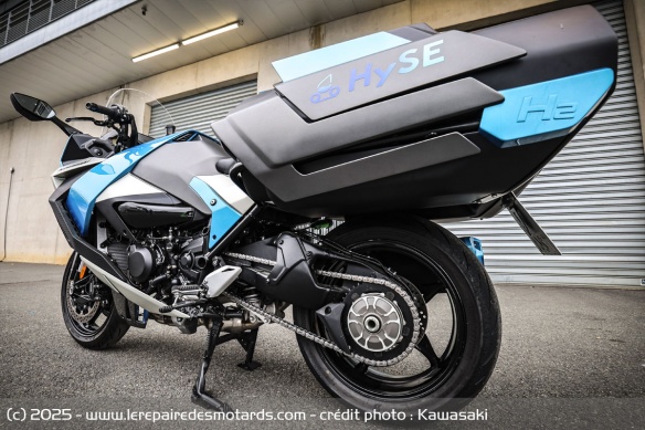 La Kawasaki Ninja H2 HySE sera de nouveau exposée lors des 24 Heures du Mans
