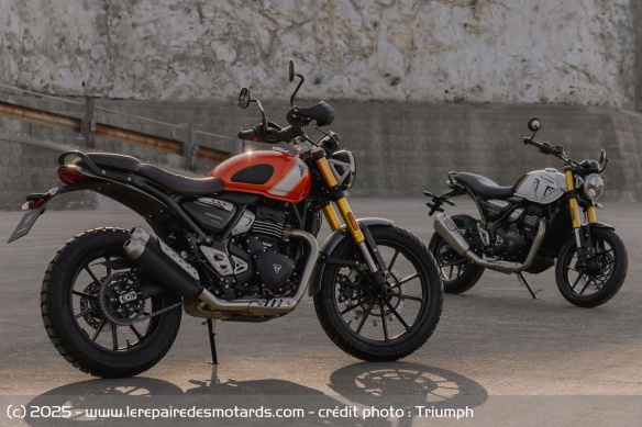 Les néo-rétro Triumph Scrambler 400 X et Speed 400 Les néo-rétro Triumph Scrambler 400 X et Speed 400