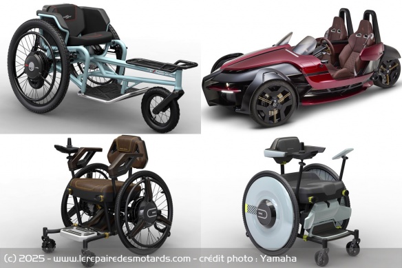 Les concepts de trois-roues et de fauteuils
