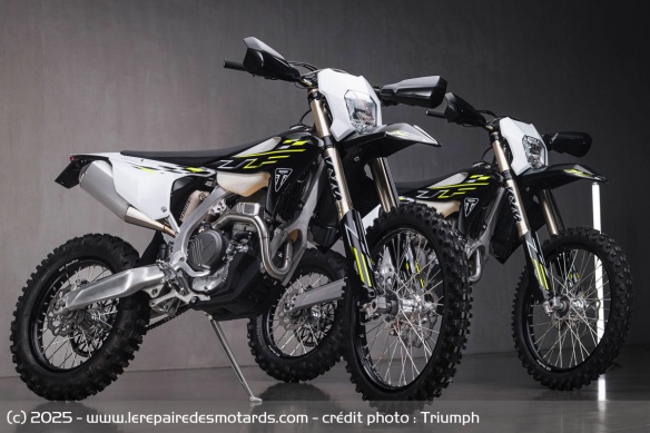 Homologuée pour la route, la gamme Enduro sera disponible dès avril Homologuée pour la route, la gamme Enduro sera disponible dès avril