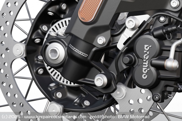 Le frein avant de la BMW R 12 G/S