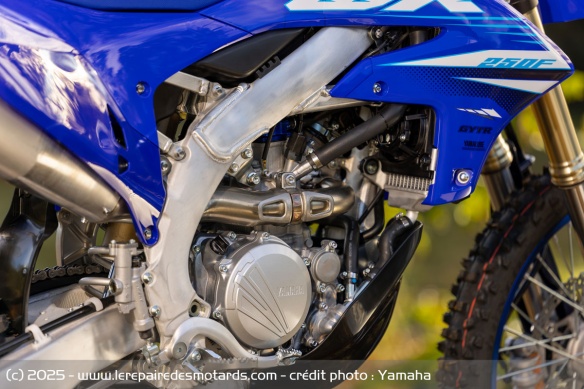 Le moteur monocylindre de la Yamaha WR250F 2025 Le moteur monocylindre de la Yamaha WR250F 2025