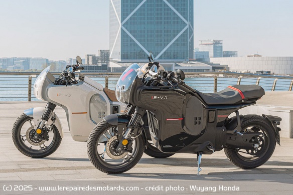 La moto est proposée dans deux versions à double ou triple batterie La moto est proposée dans deux versions à double ou triple batterie