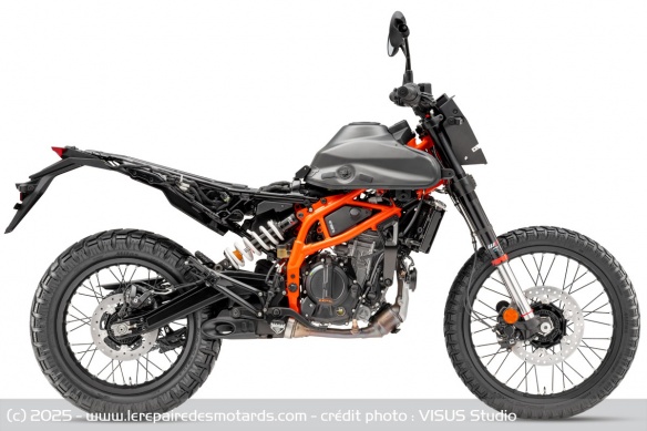 La technique de la KTM 125 Enduro R