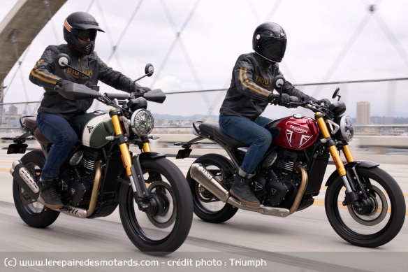 Les Triumph Scrambler 400 X et Speed 400 Les Triumph Scrambler 400 X et Speed 400