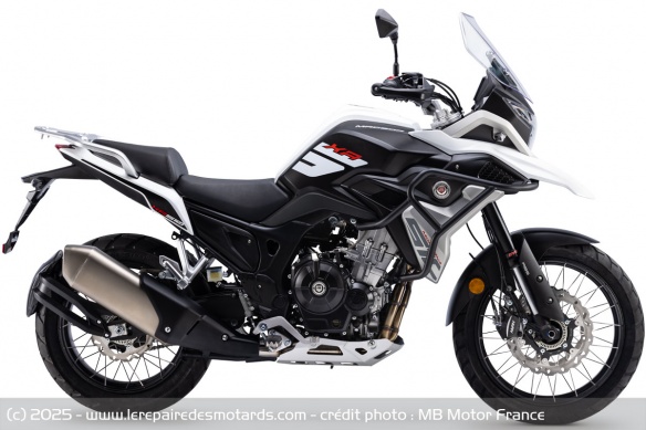 La Montana XR5 est propulsée par un twin de 498,4 cm3 La Montana XR5 est propulsée par un twin de 498,4 cm3