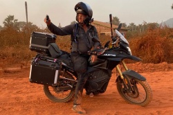 14.000 km à travers l'Afrique à moto électrique