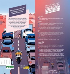 Sensibilisation des motards à la circulation inter-files