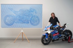 La Ducati Panigale V4 revue par l'artiste Crespi