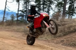 Une Ducati Panigale V4 transformée pour l'off-road