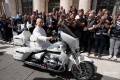 Une moto BMW Pape L�on XIV