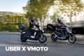 Vmoto va quiper coursiers Uber