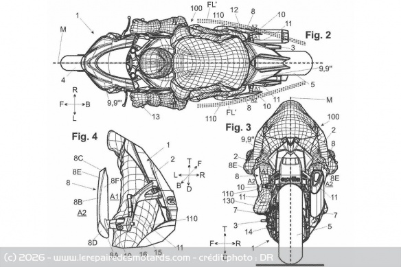 Le dispositif est censé améliorer l'appui aérodynamique en courbe Le dispositif est censé améliorer l'appui aérodynamique en courbe