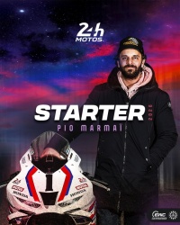 24h Motos : Pio Marma&iuml; starter officiel