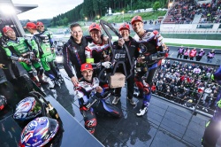 Le BMW Motorrad World Endurance Team remporte les 8h de Spa Motos - Cr&eacute;dit photo : Good Shoot