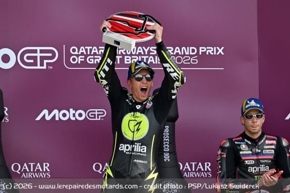 Fernandez lors de sa victoire à Silverstone
