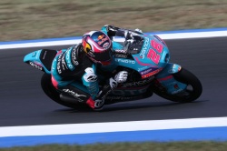 Moto3 : Quiles au finish &agrave; Misano - Cr&eacute;dit photo : Gold & Goose / Red Bull Content Pool 