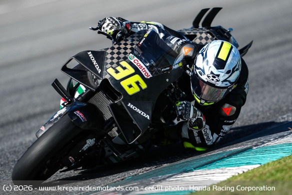 Joan Mir poursuit ses progrès sur la Honda RC213V Joan Mir poursuit ses progrès sur la Honda RC213V