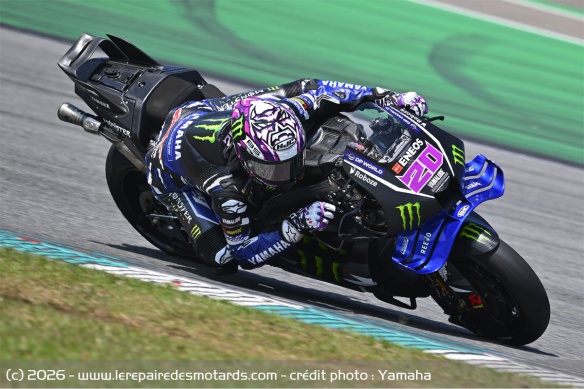 Fabio Quartararo sur la Yamaha M1 V4 Fabio Quartararo sur la Yamaha M1 V4