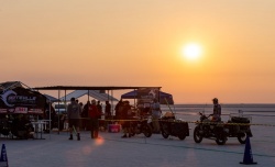 Reprise des records de vitesse &agrave; Bonneville - Cr&eacute;dit photo : Jean Turner