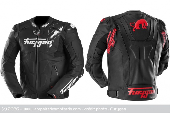 Blouson cuir Furygan Raptor Evo 3