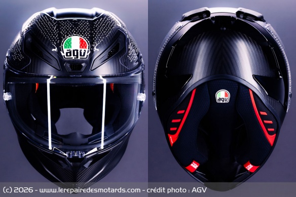 Le casque int&eacute;gral AGV Pista GP R3