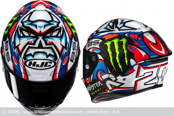 Casque HJC RPHA 1 V2 Carbon Quartararo Le Mans III