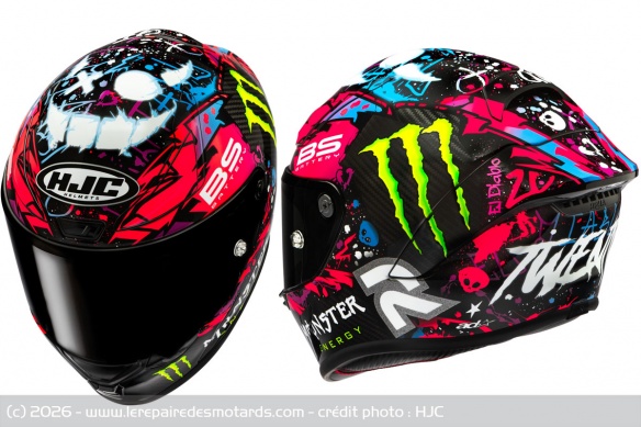 Casque HJC RPHA1 v2 Carbon Funky Diablo