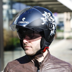 Casque jet Caberg Riviera V4 X MIA