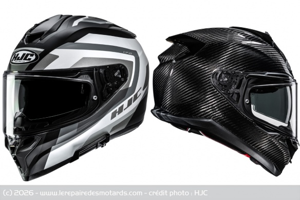Casque int&eacute;graux HJC i72 et F72 Carbon