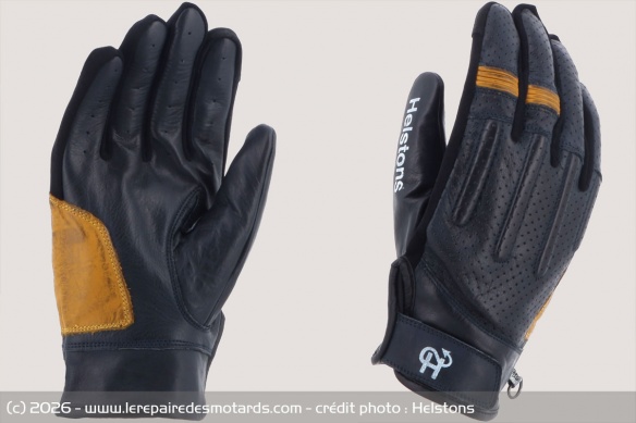 Gants cuir Helstons Leo Air