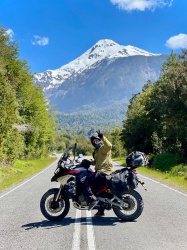 John Edisson Palacio Lopez et sa femme ont parcouru 35.000 km &agrave; travers l'Am&eacute;rique du Sud