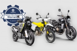 4 ans de garantie sur les motos Husqvarna
